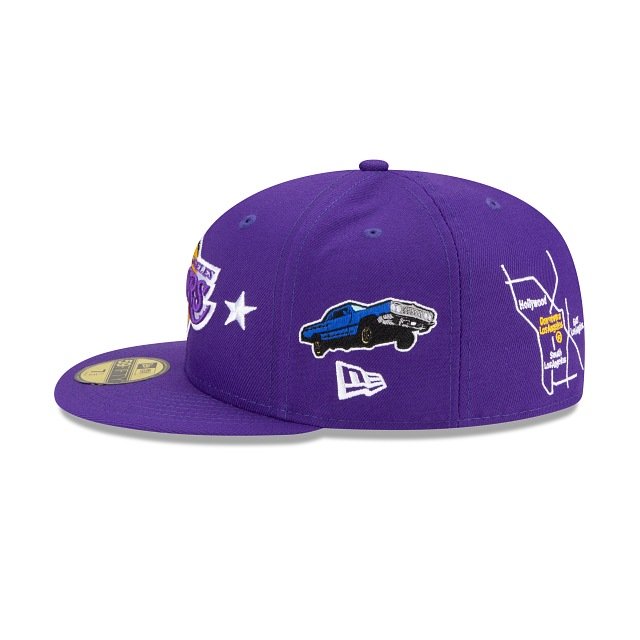 New Era Los Angeles Lakers NBA Cloud Icon Purple 59FIFTY Fitted Cap – Hall  of Fame