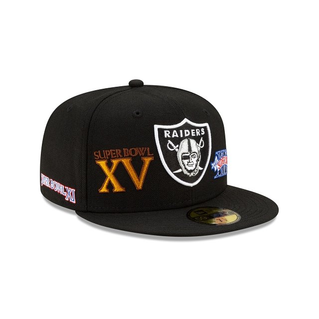 New Era 59Fifty Fitted Cap BLACKED Las Vegas Raiders 
