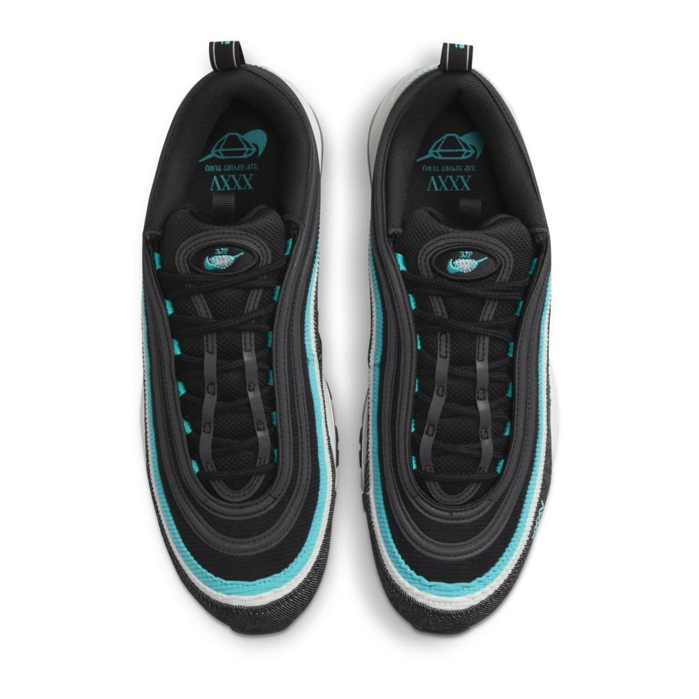 Nike Air Max 97 SE in Black/Sport Turquoise — MAJOR