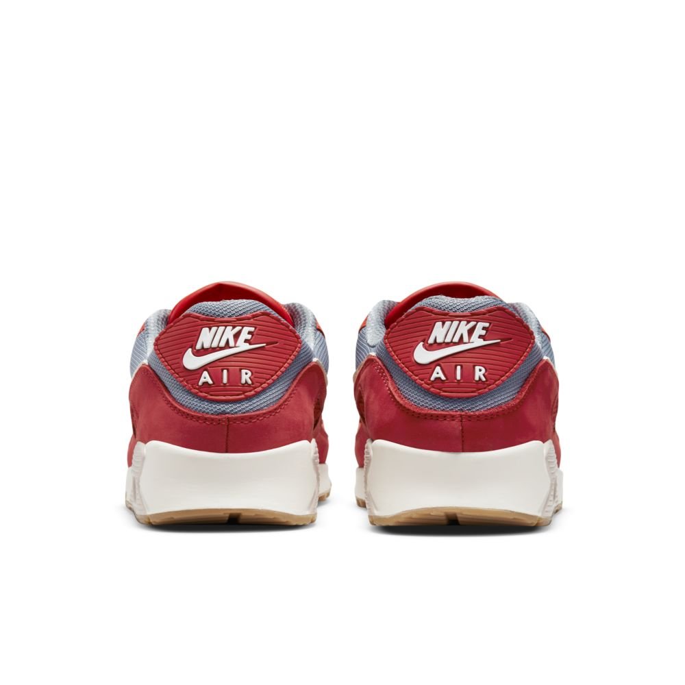 Nike Air Max 90 Premium in Gym Red — MAJOR