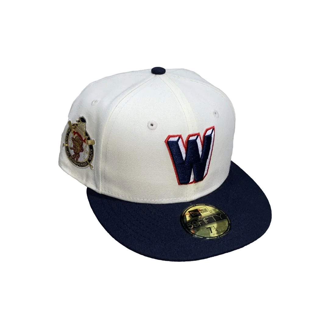 New Era Washington Senators 56 ASG Chrome/Navy 59Fifty Fitted by MAJOR