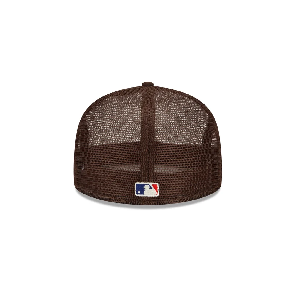 Fear of God Essential Full Mesh 59Fifty Fitted Cap in Brown — MAJOR