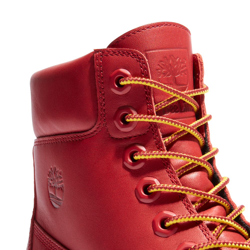 langsom kompliceret Alexander Graham Bell Timberland x Bee Line 6" Rubber Toe Waterproof Premium Boots for Women in  Red — MAJOR