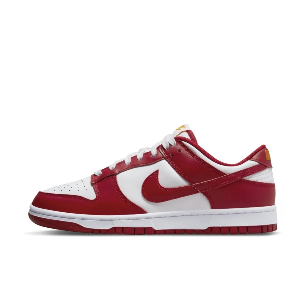 ★Nike★ Dunk Low Retro M University Red White Obsidian DV08 Amazon.com | NIKE Men's Sneaker, University Red Obsidian