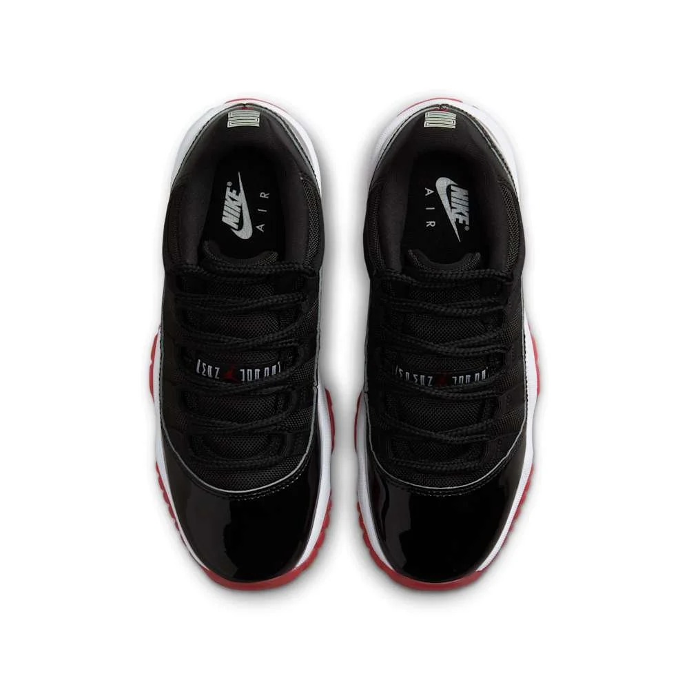 Air Jordan 11 Retro Low GS in Black/Red — MAJOR