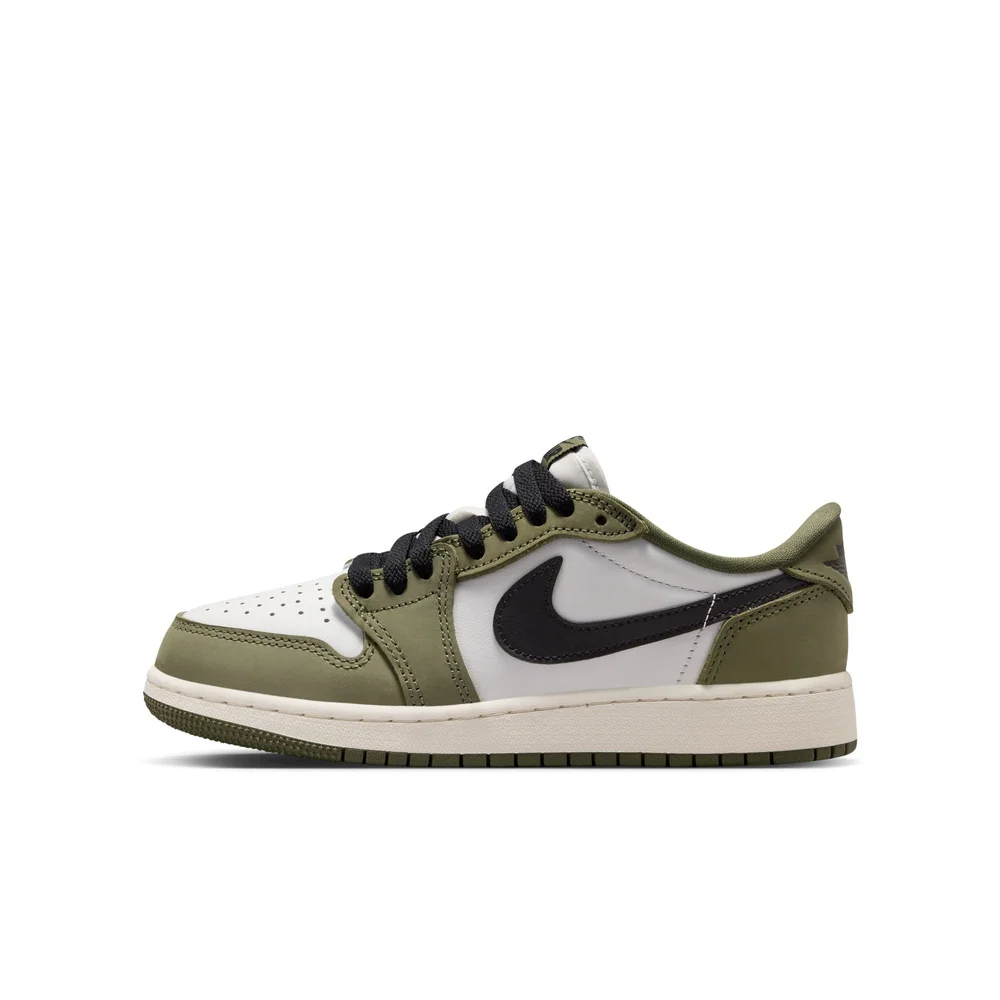 Air Jordan 1 Low OG GS in Medium Olive — MAJOR