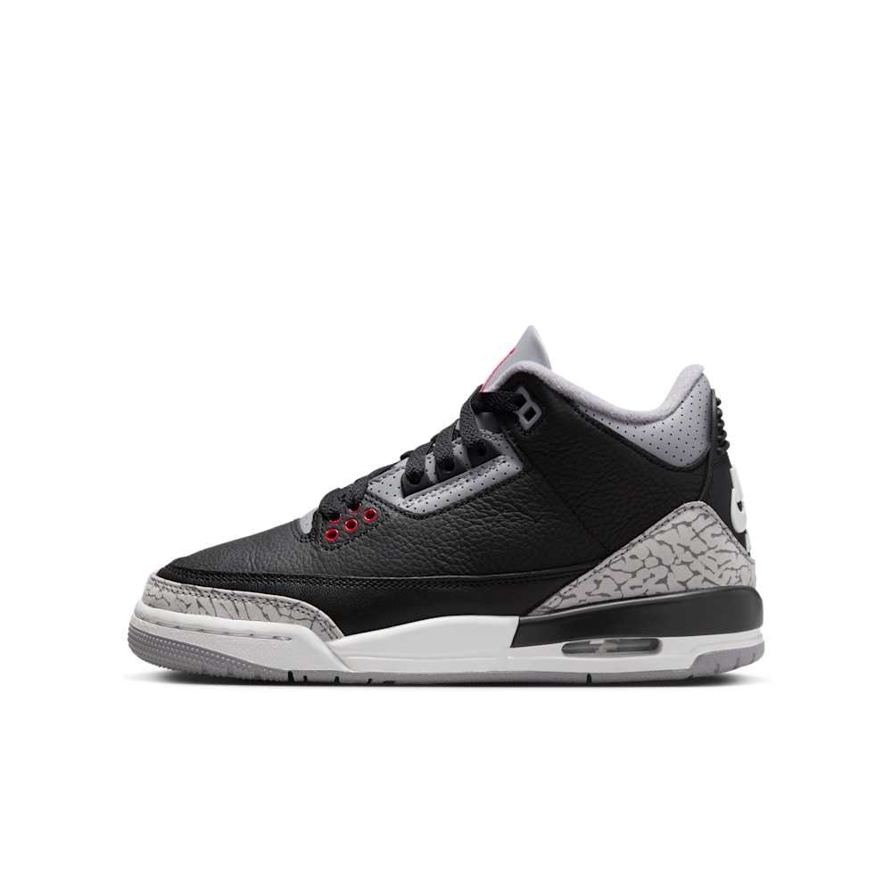 Air Jordan 3 ブラック/グレー Air Jordan 3 GS in Black Cement — MAJOR