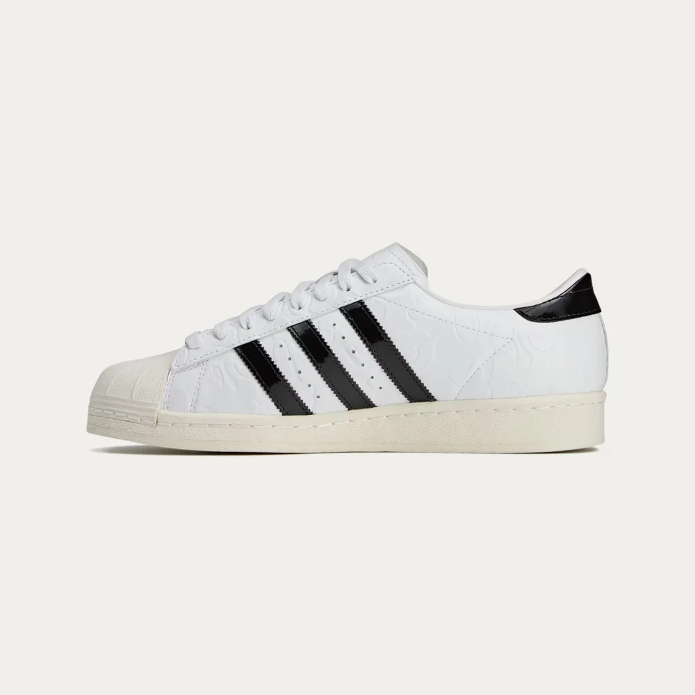 Adidas SSTR V Bape® in White/Black (Superstar Bape®) — MAJOR