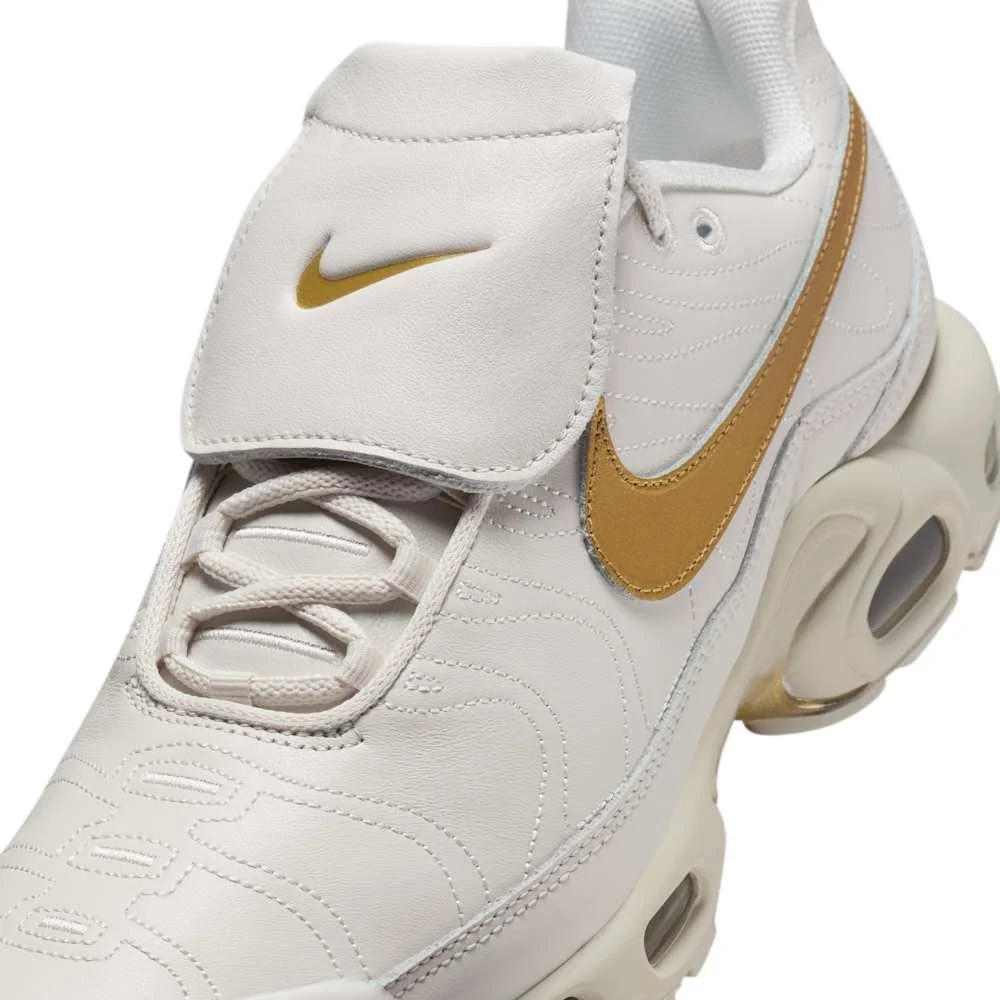NIKE★AIR MAX PLUS TNPO★PHANTOM AND LLIC GOLD Nike Air Max Plus TNPO in Phantim/Metallic Gold — MAJOR