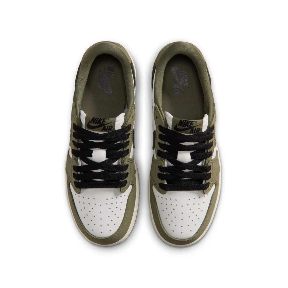 Air Jordan 1 Low OG GS in Medium Olive — MAJOR