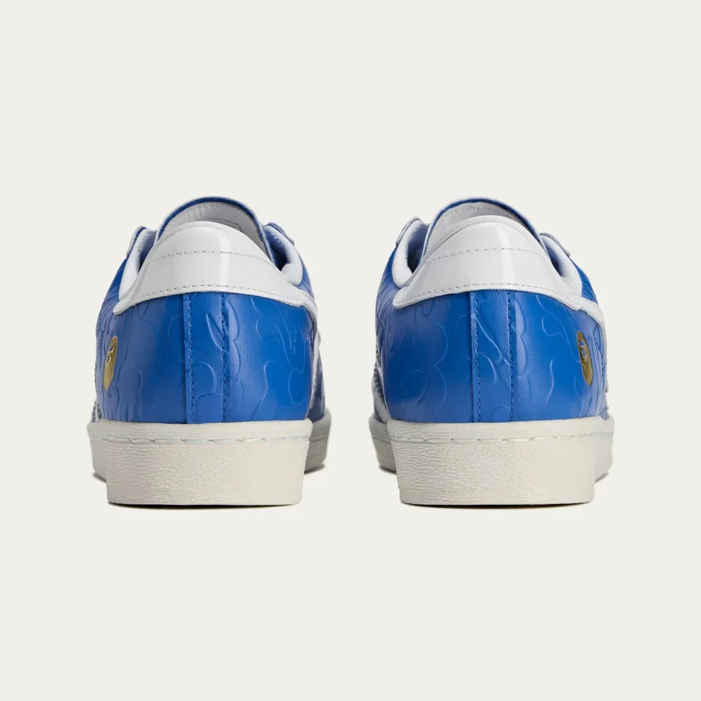 Adidas SSTR V Bape® in Blue/White (Superstar Bape®) — MAJOR