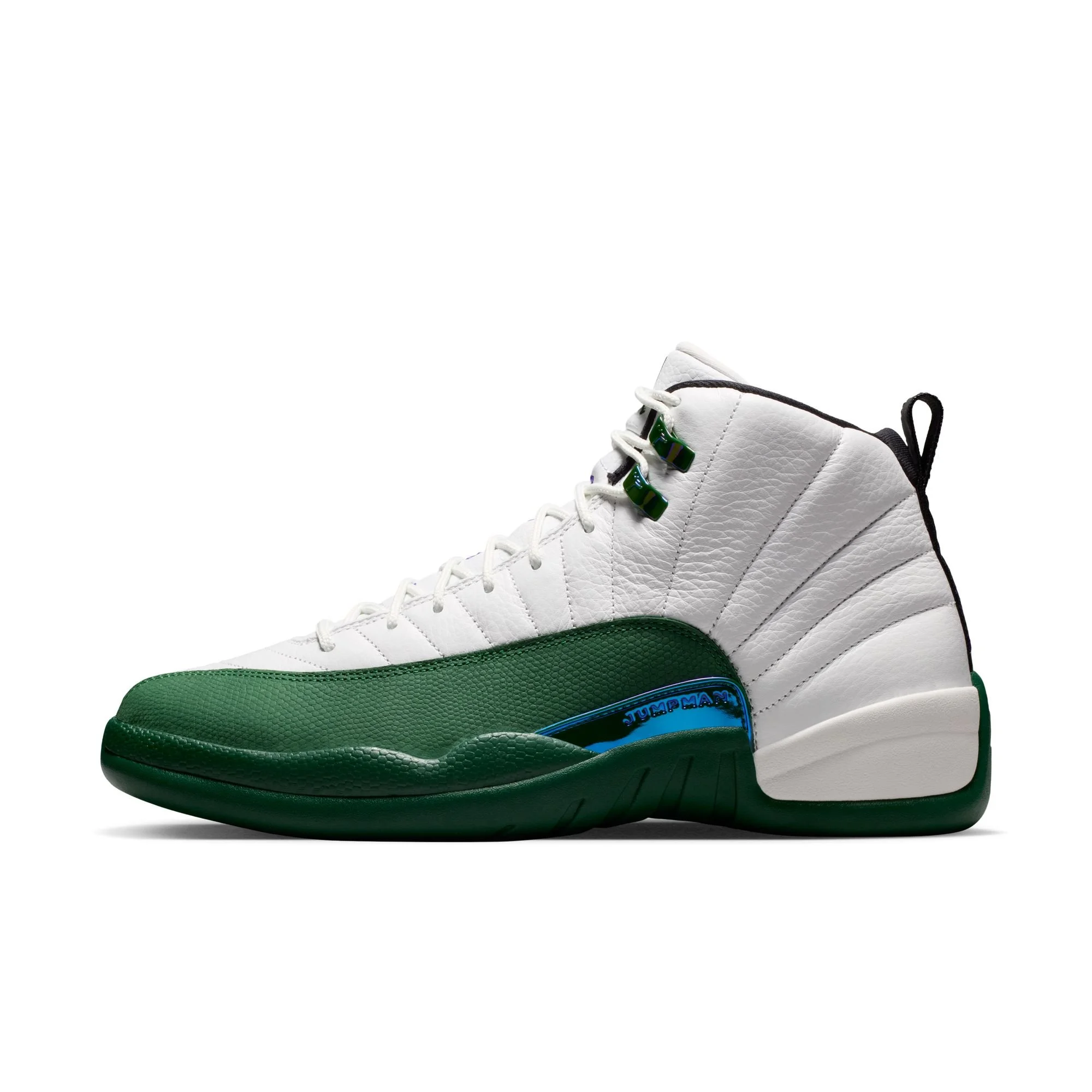 Air Jordan 12 Retro "Idols Become Rivals" in White/Gorge Green