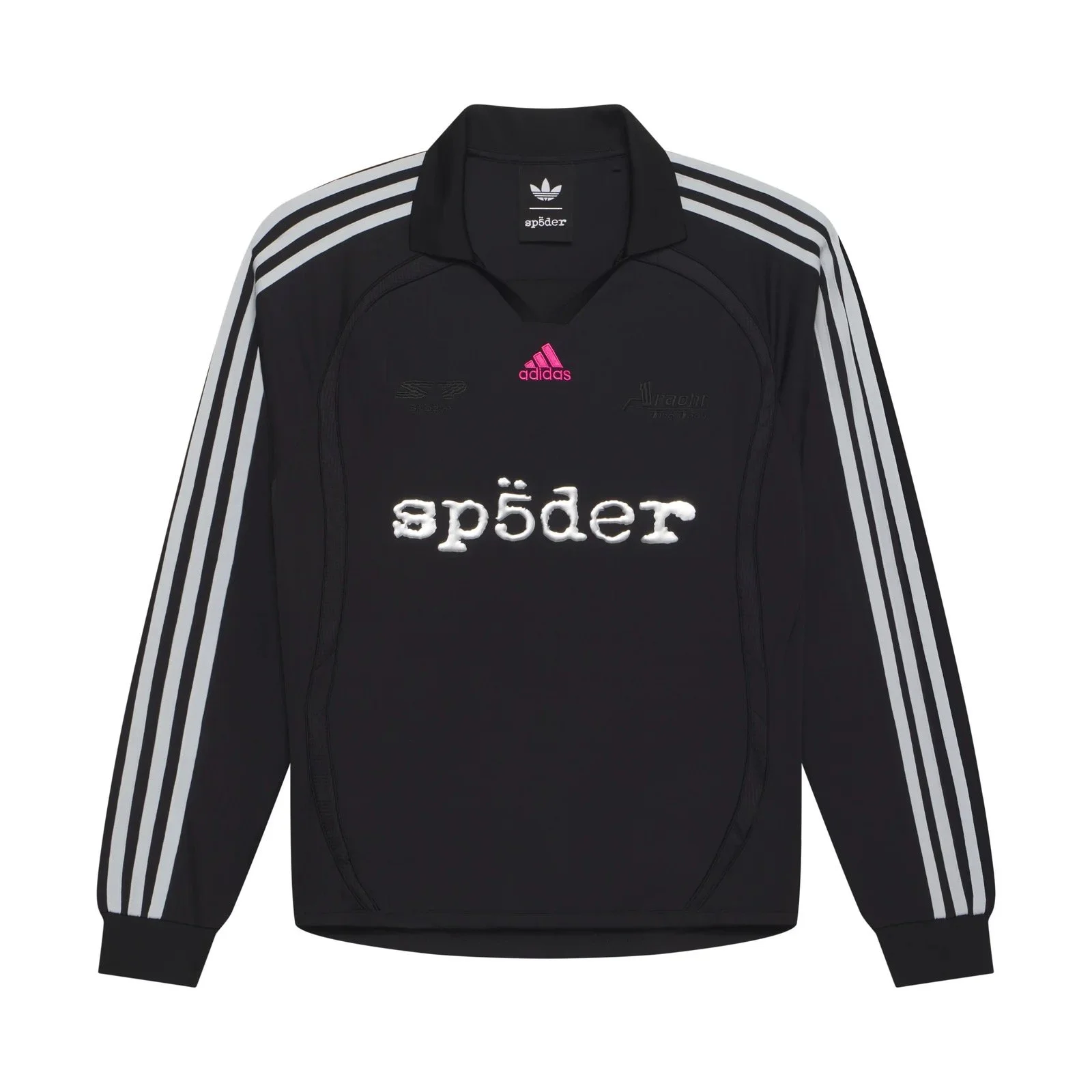 Adidas x SP5DER Long Sleeve Soccer Jersey in Black