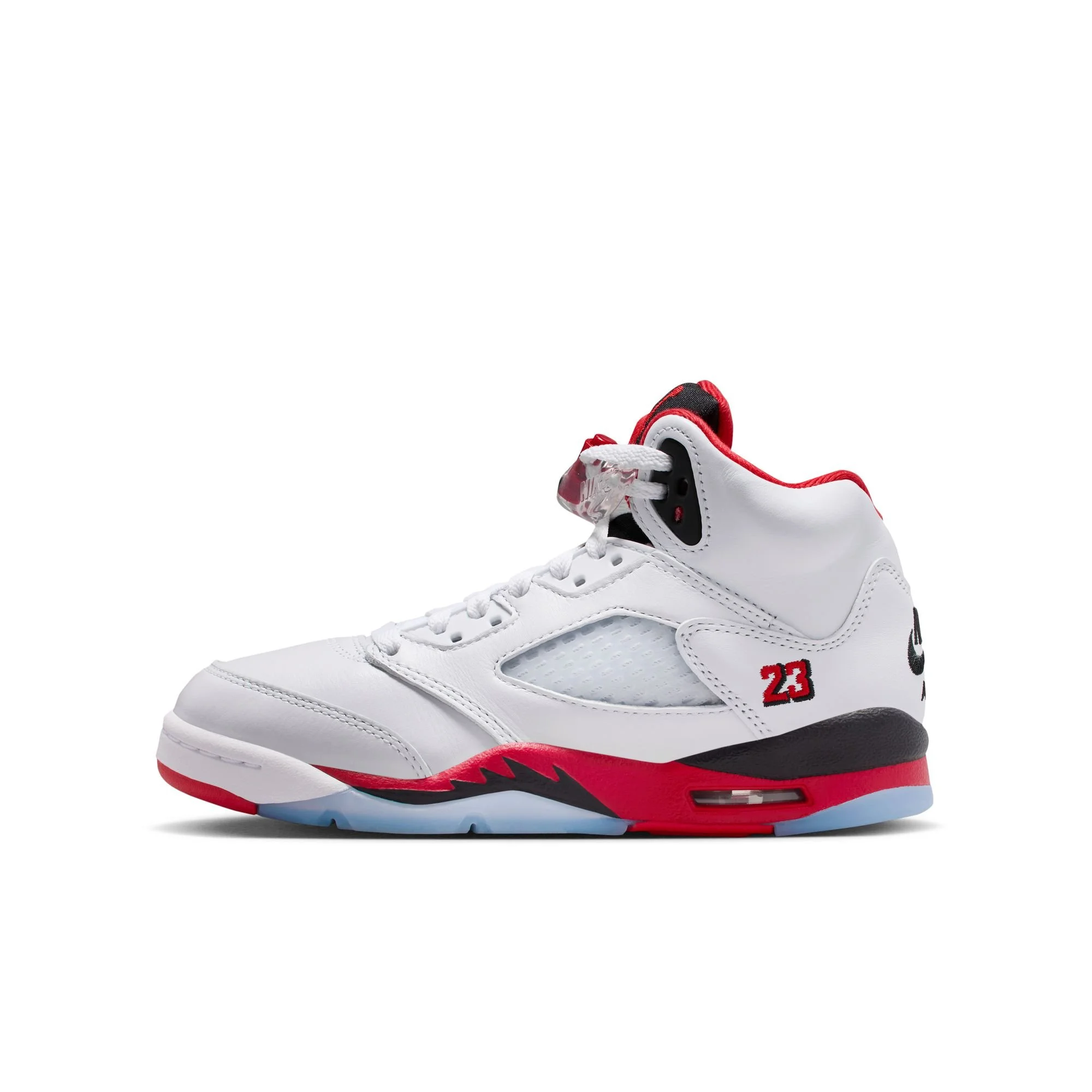 Air Jordan 5 Retro GS Fire Red Black Tongue