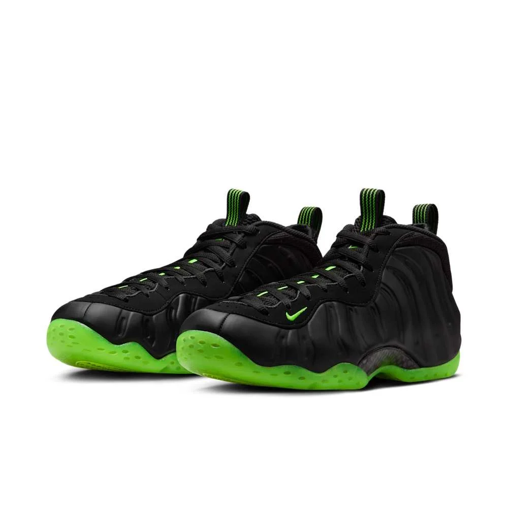 Nike Shiny Black Foamposite one black/green Nike Air Foamposite One Black Volt Mens 8 Womens 9.5 $24 | eBay main image 4