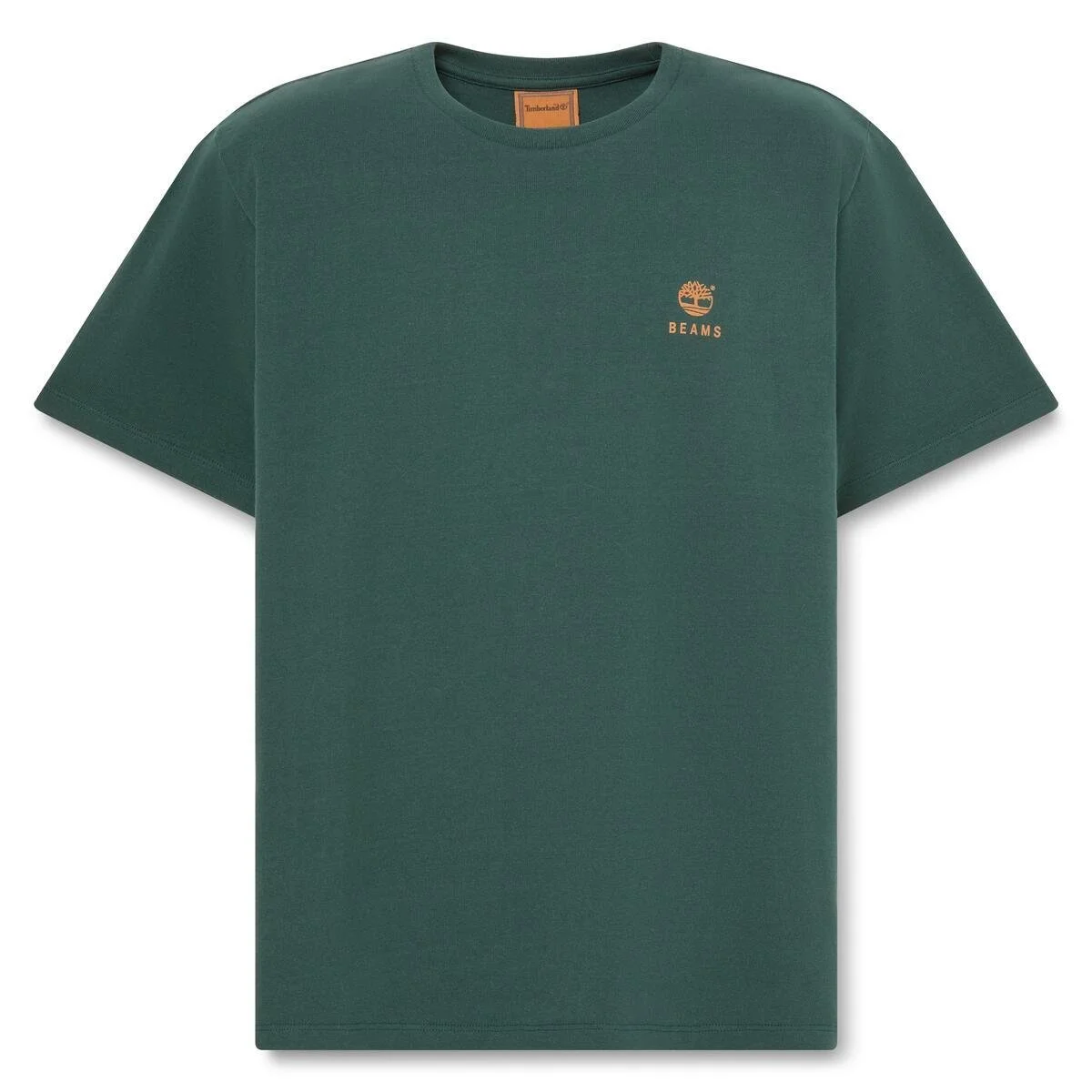 Timberland® x BEAMS Cotton Print T- Shirt in Green Gables