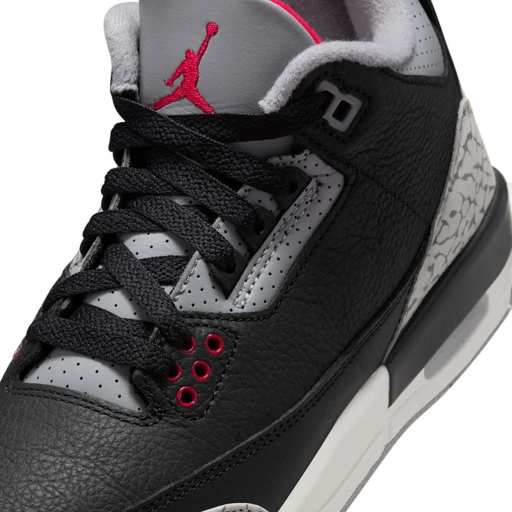 Air Jordan 3 GS in Black Cement — MAJOR