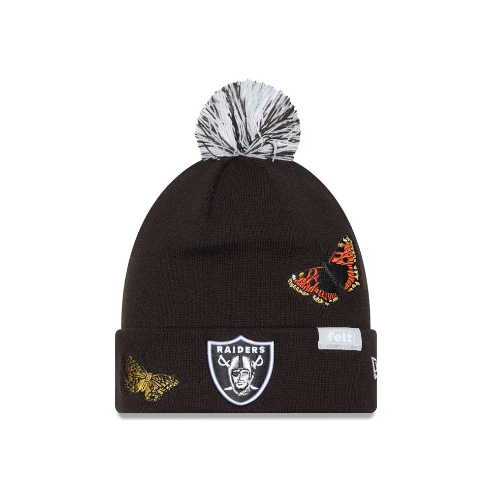 New Era FELT x Las Vegas Raiders Pom Knit Hat — MAJOR