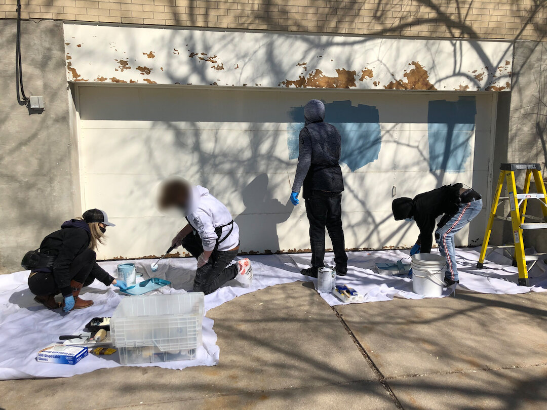 Making Justice Shelter Mural - Audifax