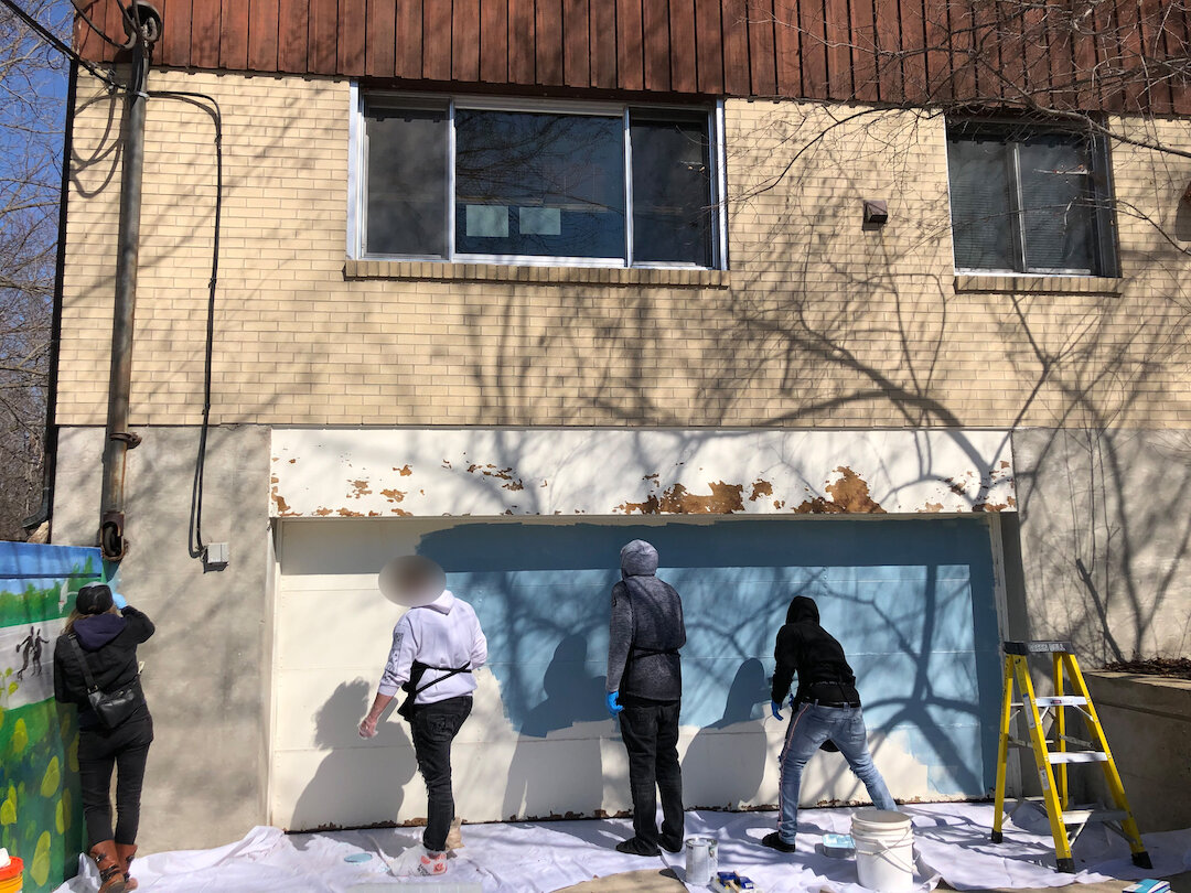 Making Justice Shelter Mural - Audifax