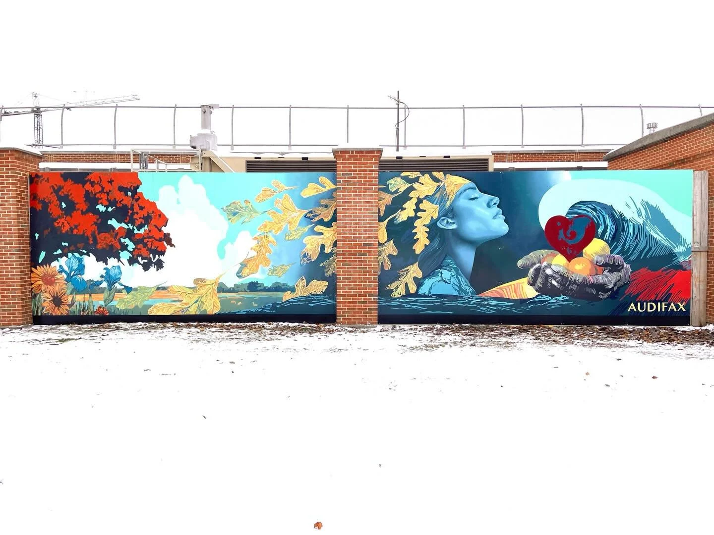 &ldquo;INHERITANCE&rdquo; 
Reynolds Field Park, 810 E Mifflin St, Madison, WI 53703

This is the first piece of artwork on a Madison Water Utility building since it was founded in 1882. It was a huge honor to create this for my neighborhood through t