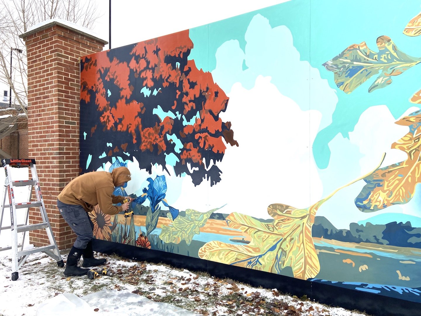 madison mural madison muralist city of madison mural landscape mural historical mural