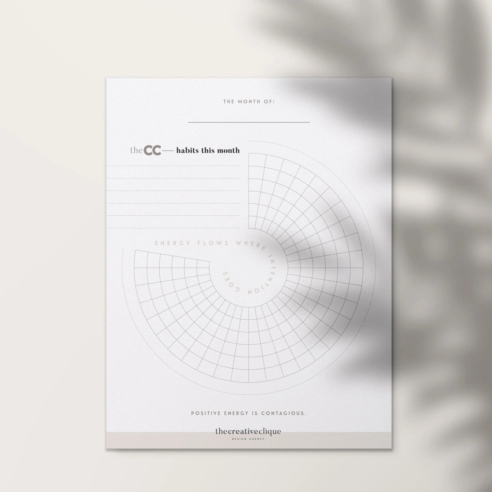 Goal Worksheet: Energy Flows Where Intention Goes