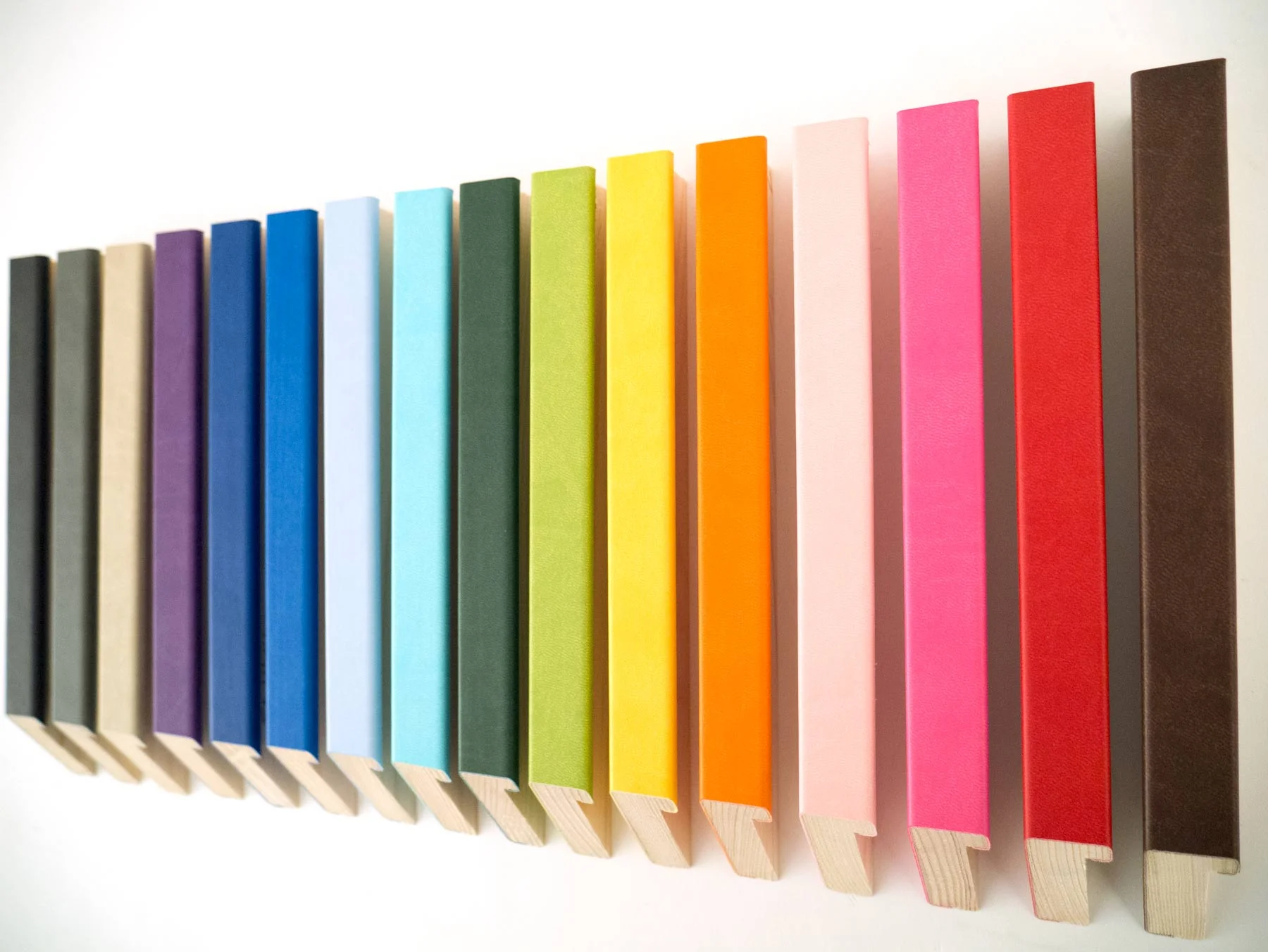 The 16 bright colors of the Malecon collection.