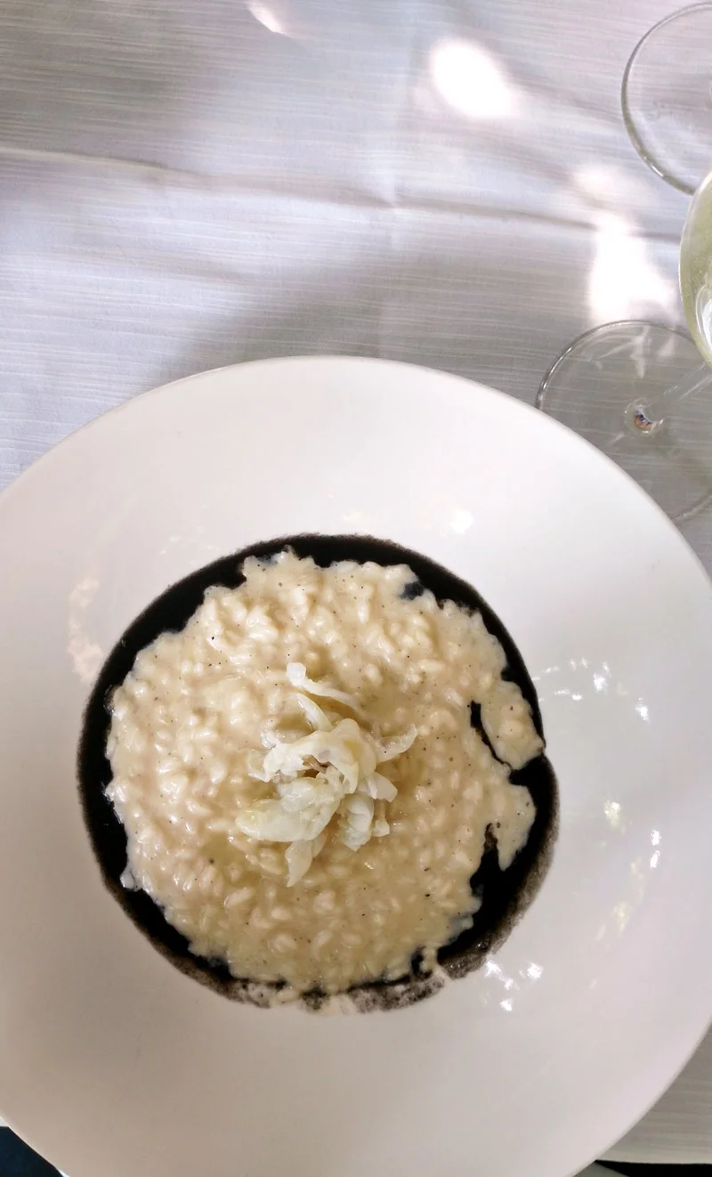 Risotto with squid ink? How adventerous!