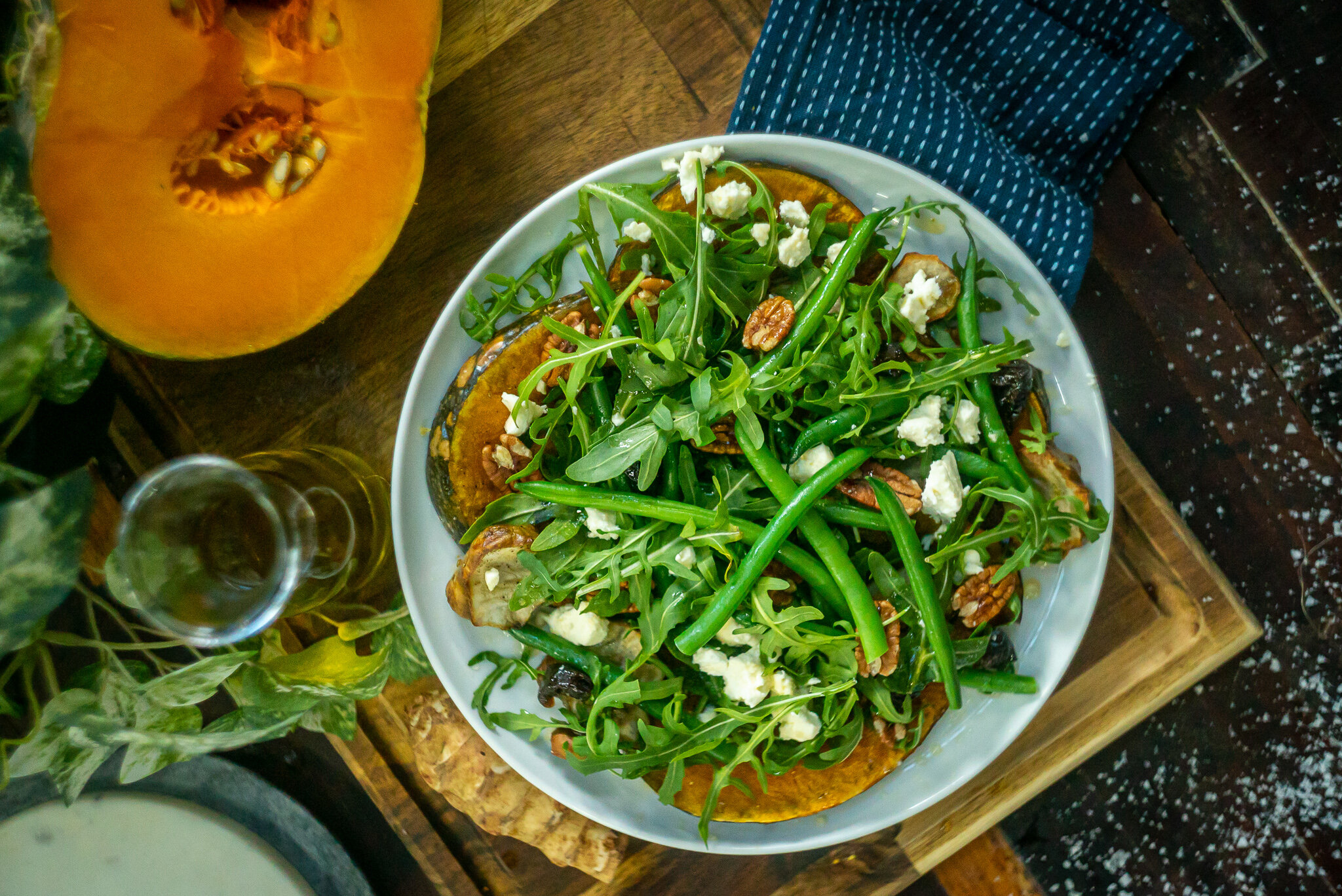 Sweet Tooth Salad with Roasted Pumpkin &amp; Pecan Nuts