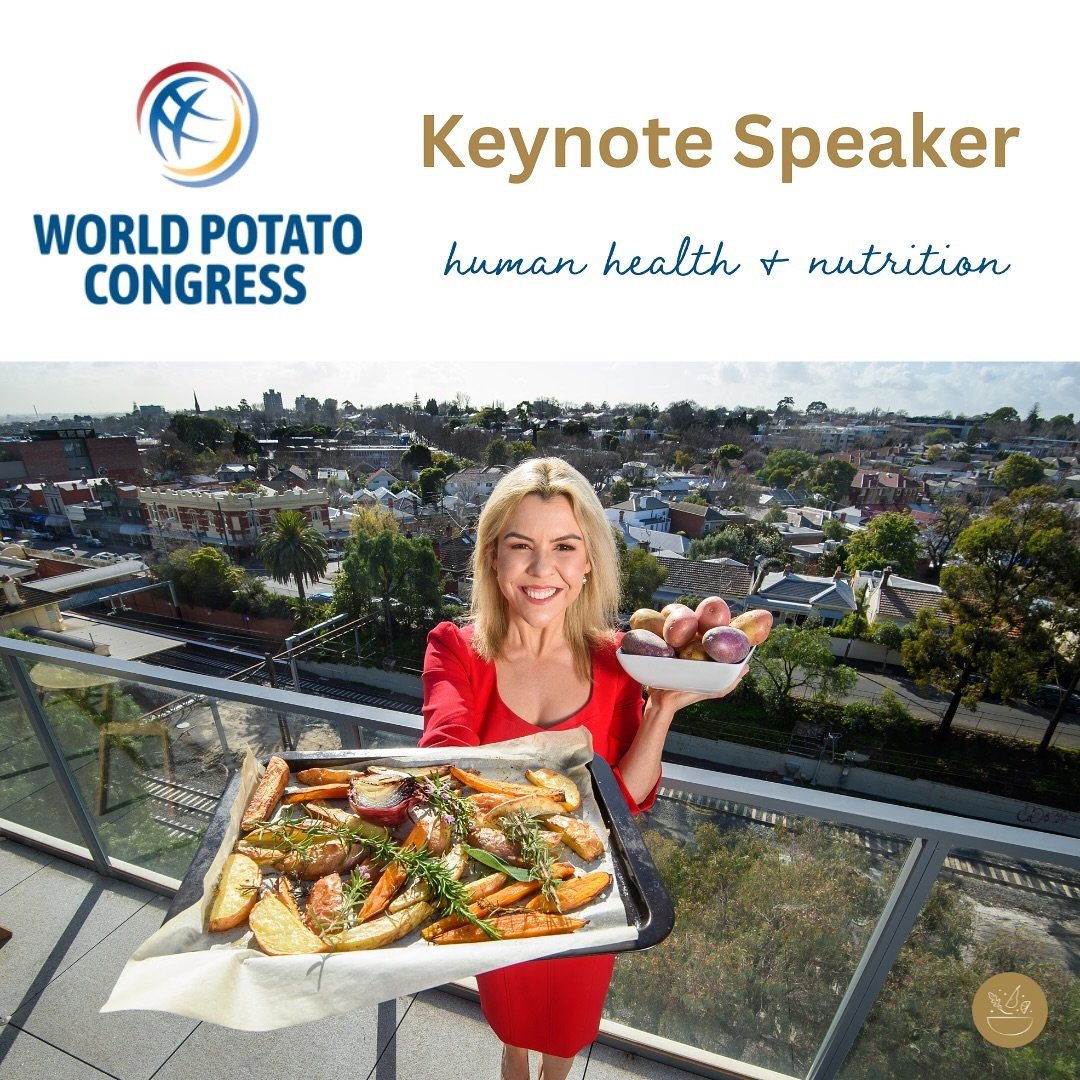 INTERNATIONAL KEYNOTE 🌍🎤
I&rsquo;m SO excited about this one! 

In a couple of weeks I&rsquo;ll be stepping onto the stage to share the science of the humble spud at the World Potato Congress 🌍🥔

On this #InternationalDayOfPotato, take a moment t