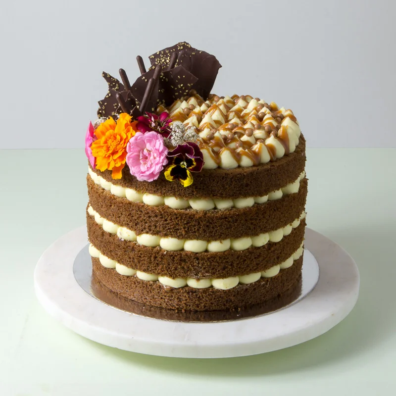 8" Banana Naked Cake