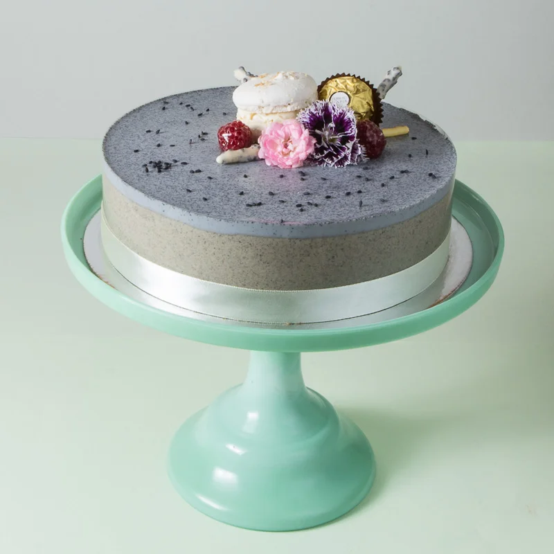 Black Sesame Mousse Cake