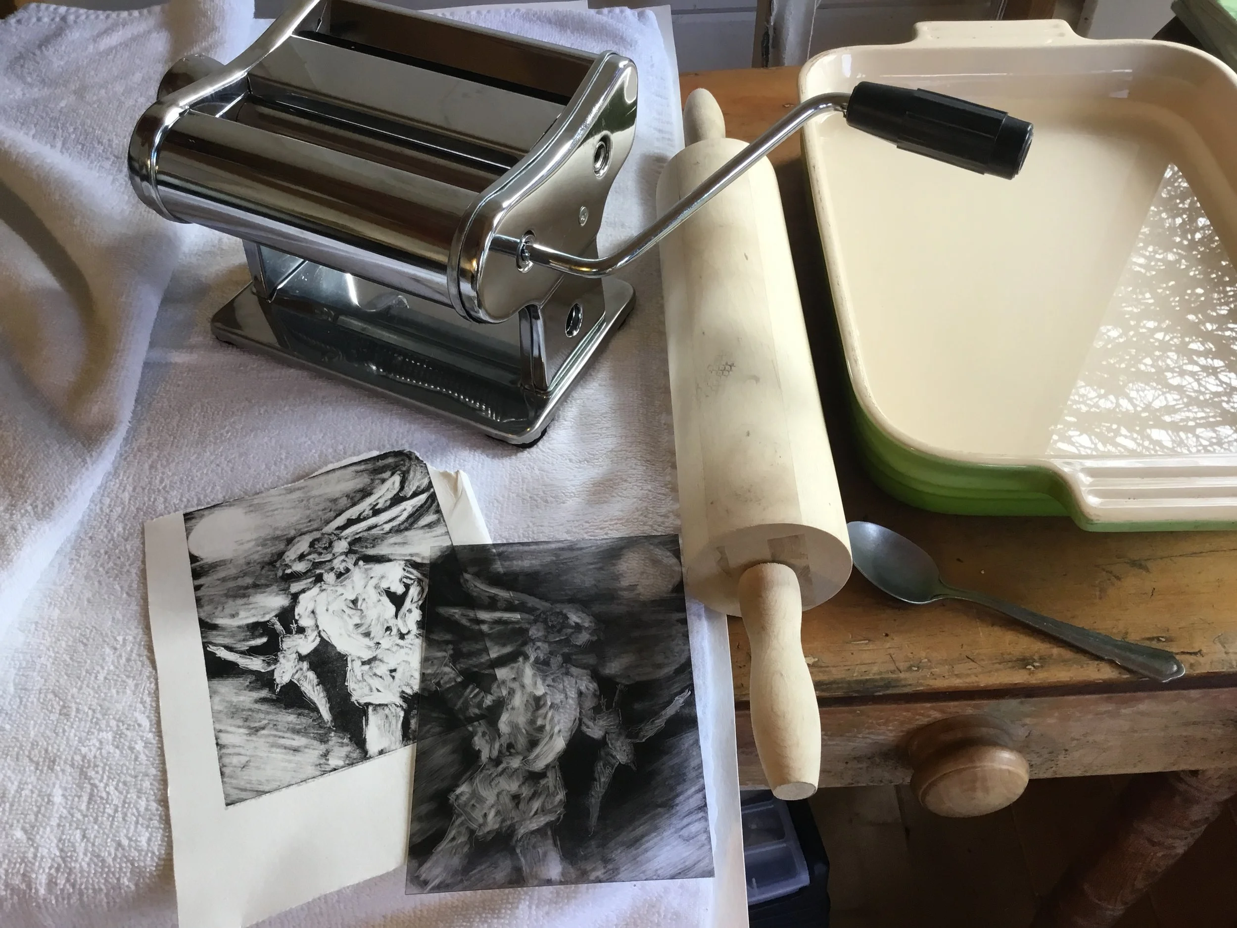 Polly Dixon Printmaking Workshop: Afternoon Session
