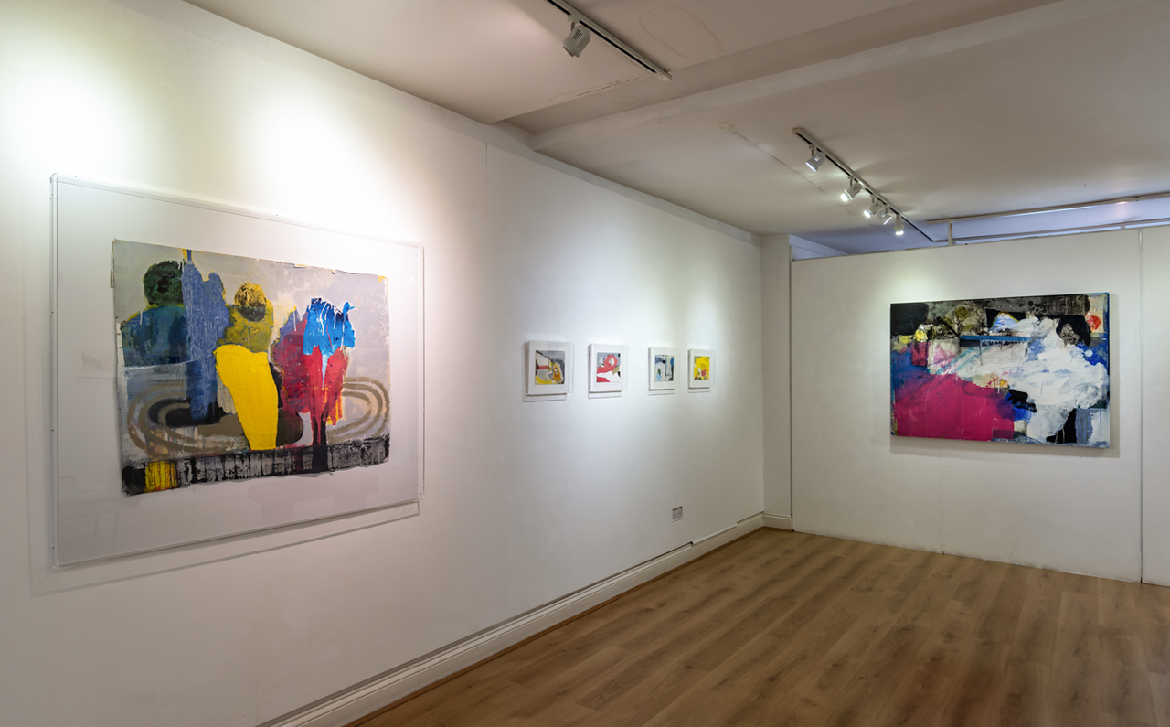 Part of Eamon Colman's current exhibition, 'THAW' at Oriel Q Gallery, Narberth