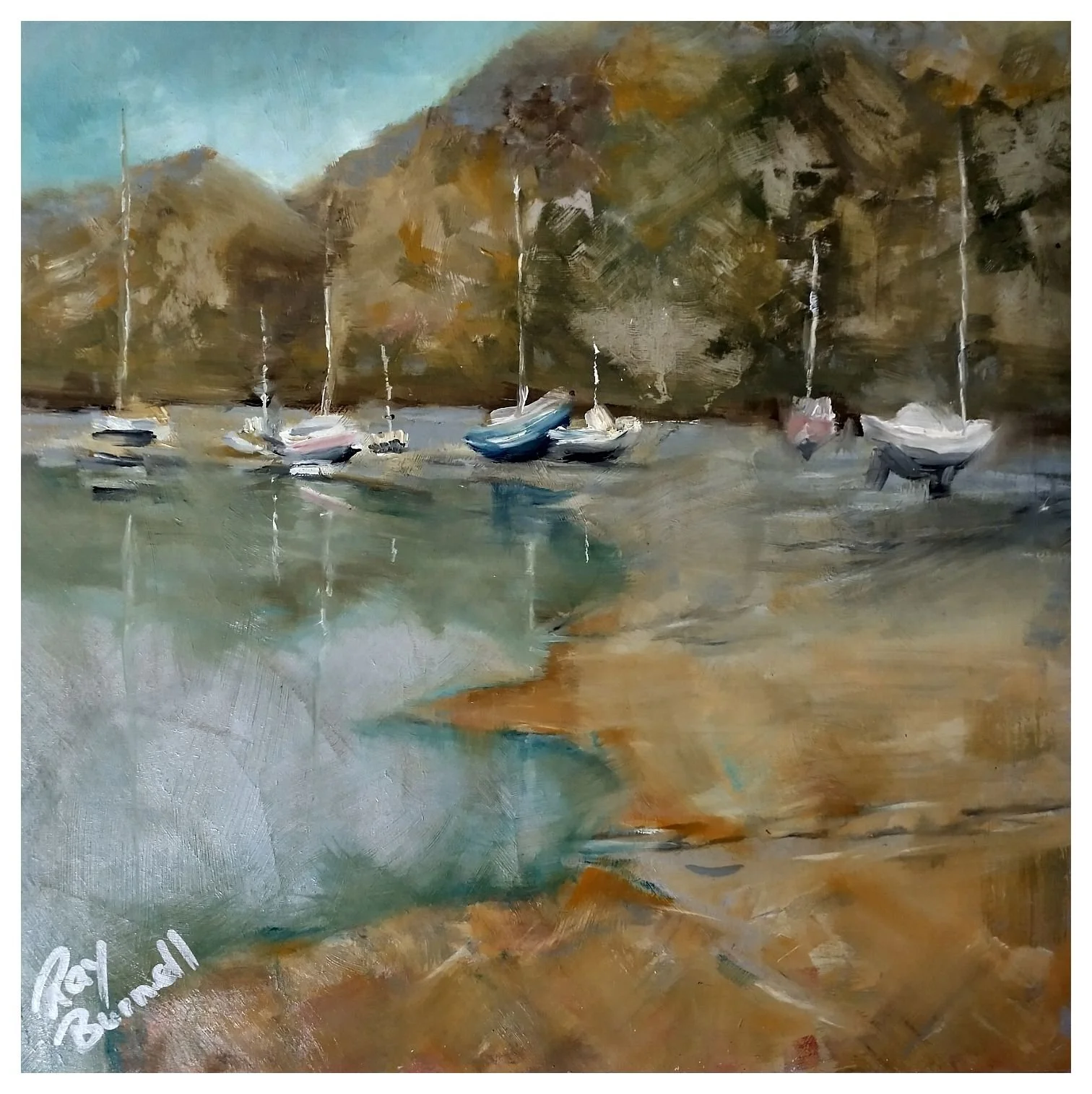 Boats at Solva - Ray Burnell