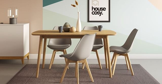 Say hello to Kenji, the best-selling dining dining table range from Housecosy, and it's easy to see why! Coming in two sizes with two different finishes this Scandinavian influenced dining table will work in any interior.⁠
⁠
#interiordesign #scandiin