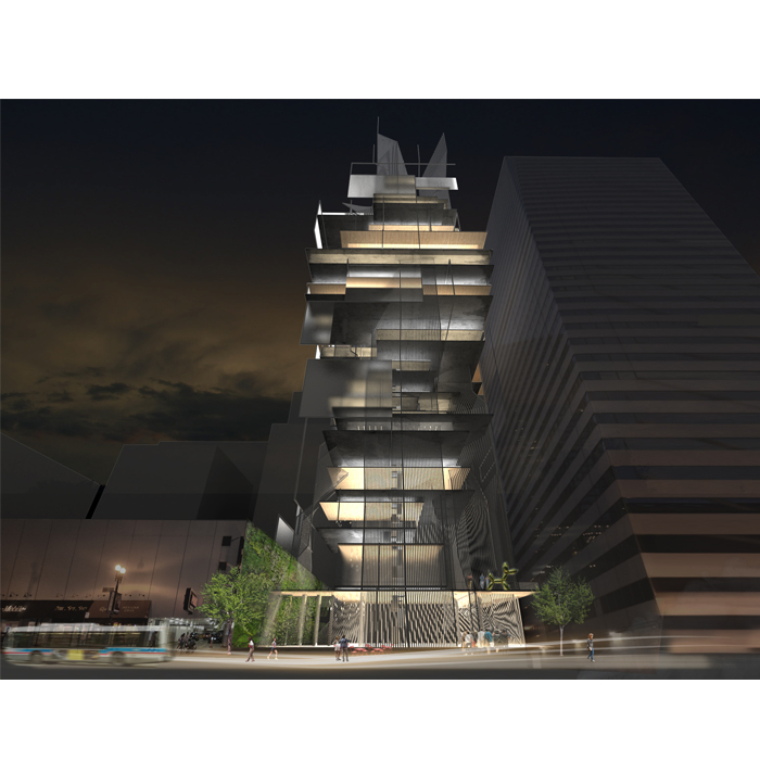 night view of proposal