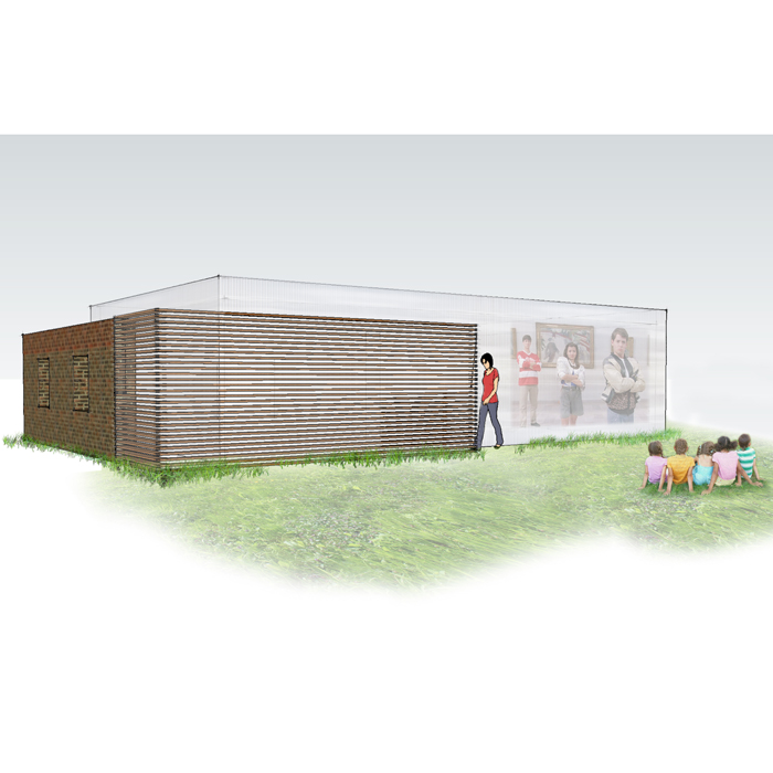 rendering of garage
