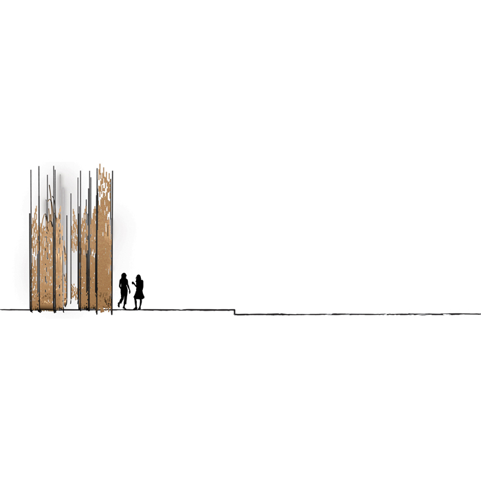 elevation of sukkah