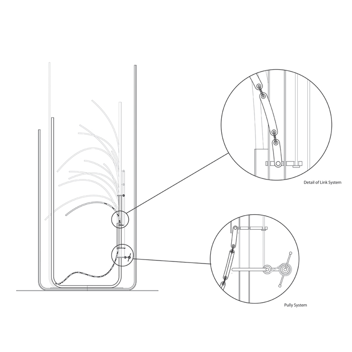 detail of sukkah joints