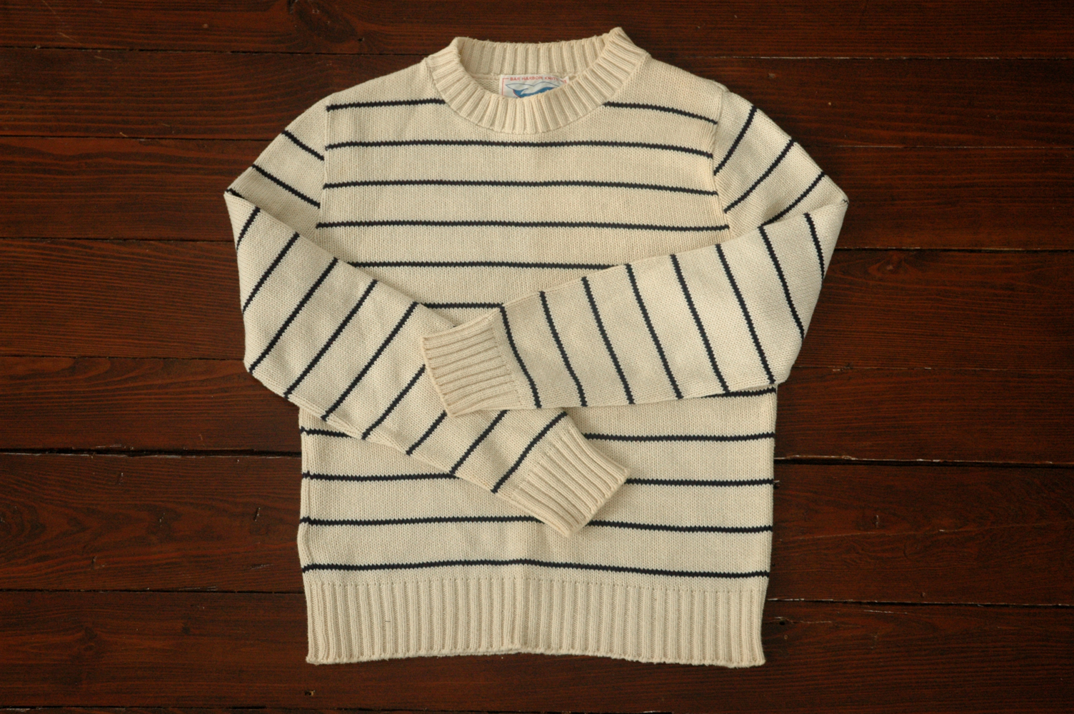 striped fisherman's sweater