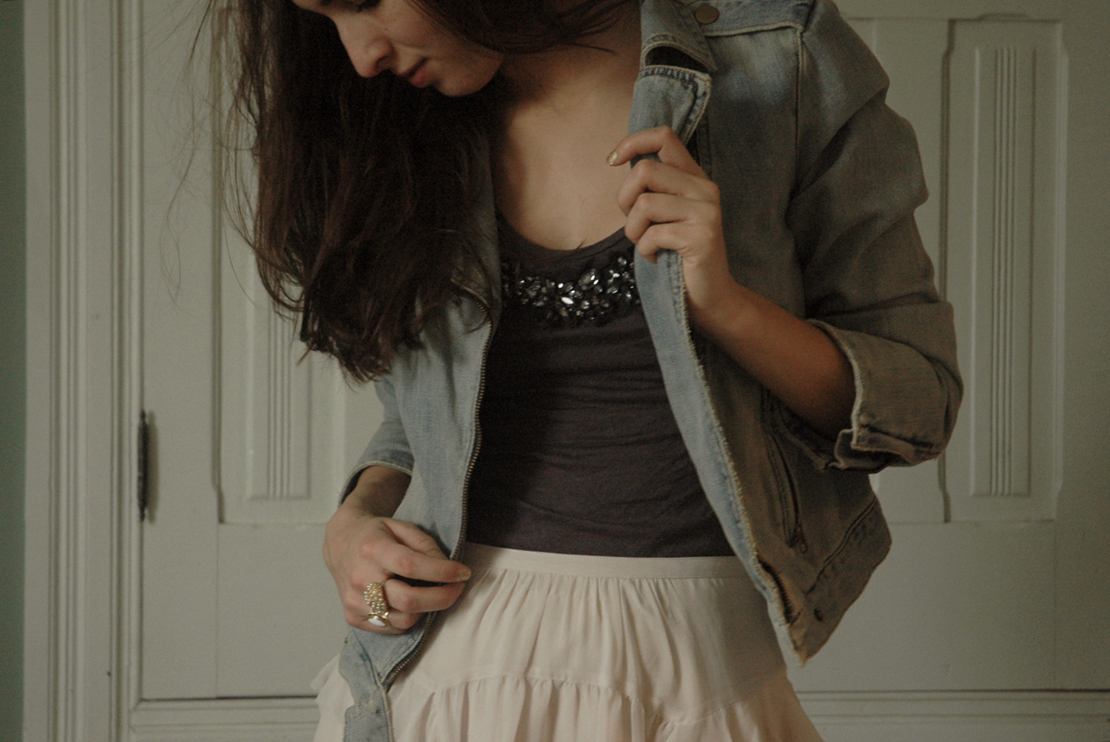 denim and frills