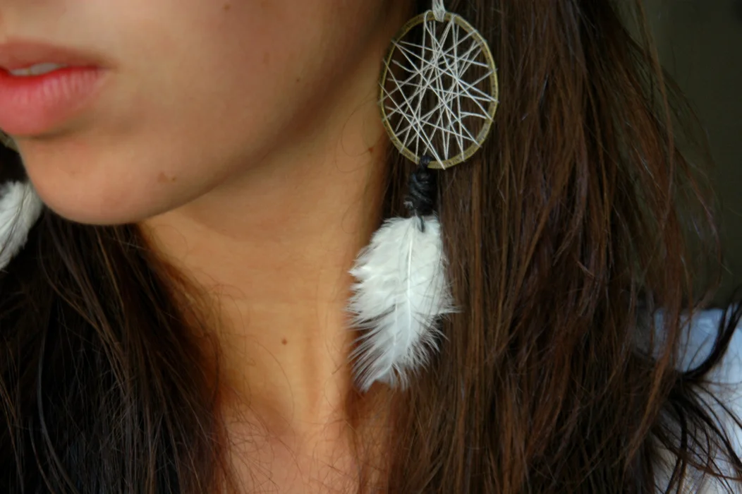 dream catcher earrings