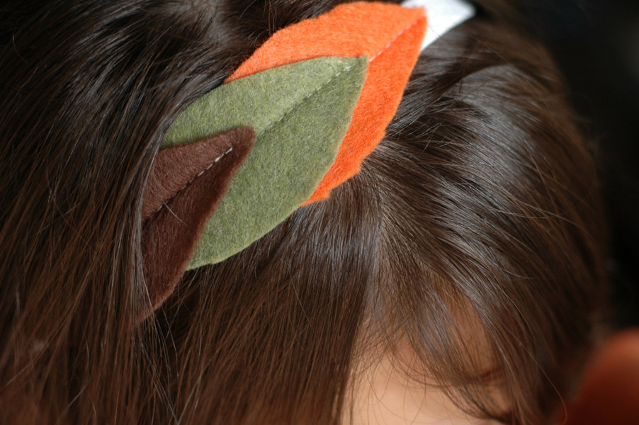 fall leaf headband