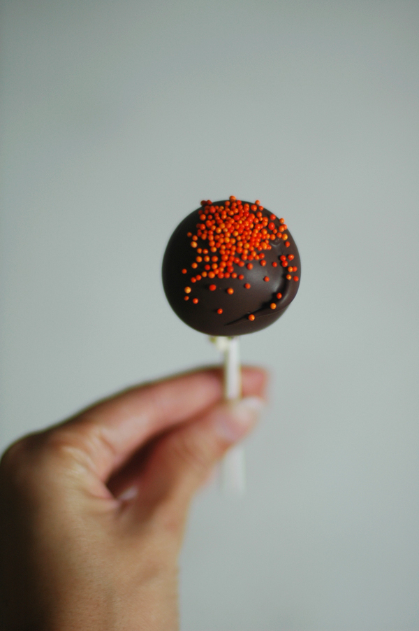 pumpkin cake pop