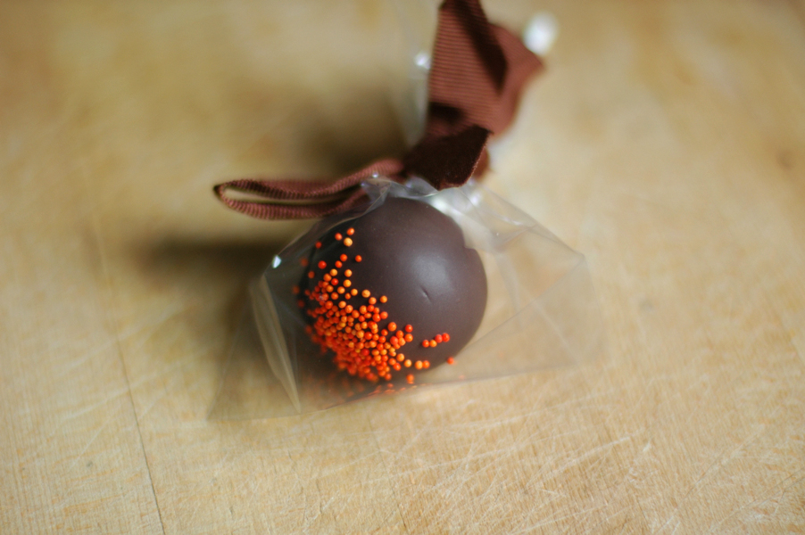 pumpkin cake pop