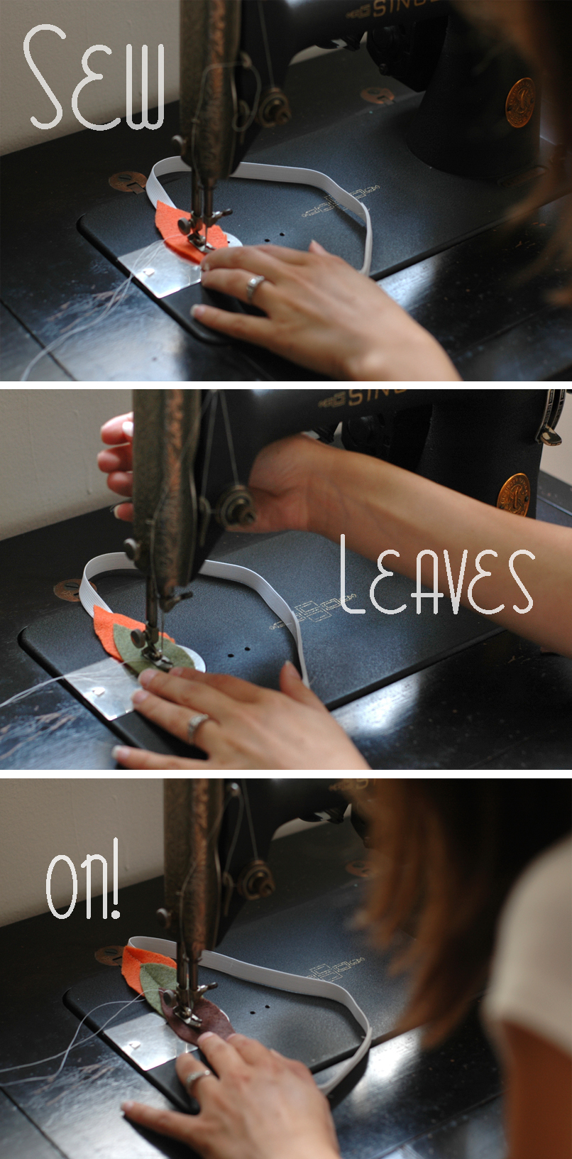 sew leaves