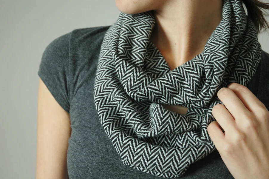 fox and vintage scarf