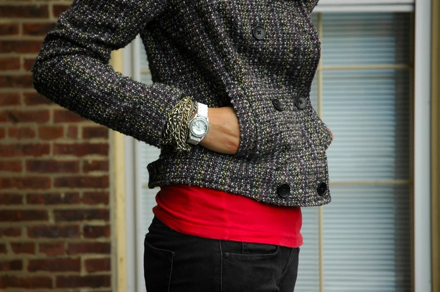 tweed coat